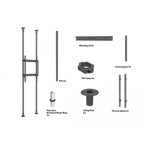 Multibrackets 7956 Supporto per display...