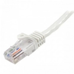 StarTech.com Cavo di rete CAT 5e - Cavo Patch Ethernet RJ45 UTP Bianco da 2m antigroviglio