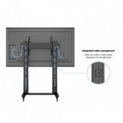 Multibrackets 2739 Supporto per display espositivi 2,79 m (110") Nero