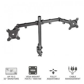 1120 Mara Dual Monitor Arm