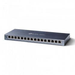 TP-LINK TL-SG116 Non gestito L2 Gigabit Ethernet (10/100/1000) Nero