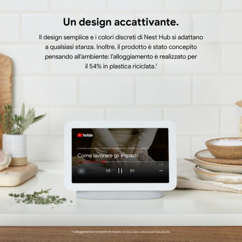 Google Nest Hub (2 generazione) - Dispositivo...