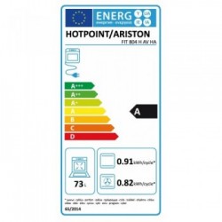Hotpoint FIT 804 H AV HA - Forno Elettrico da Incasso, 73 Litri, Classe A