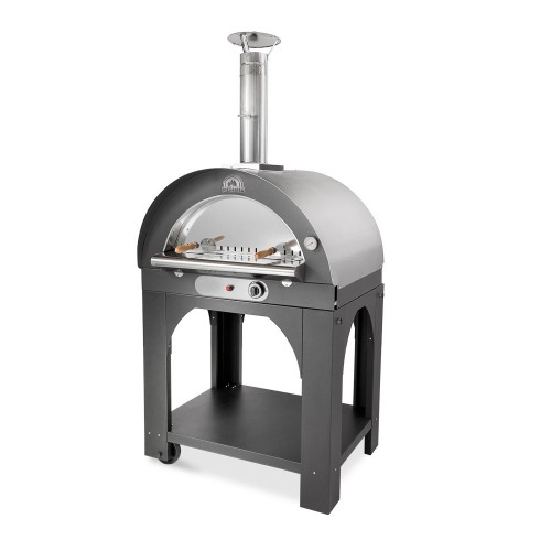 PIZZA MIA, FORNO A GAS ADE 60X60 TETTO INOX 304