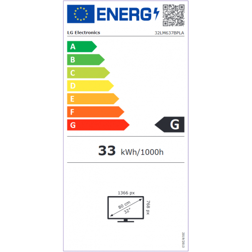 LG 32LM637BPLA TV 81,3 cm (32") HD Smart TV...