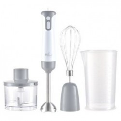 MELCHIONI MINIPIMER MIXXXO TRIO MIXER AD IMMERSIONE- 400 WATT- LAMA ACCIAIO + TRITATUTTO