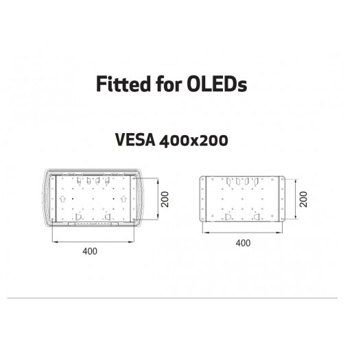Multibrackets 4227 Supporto TV a parete 165,1...