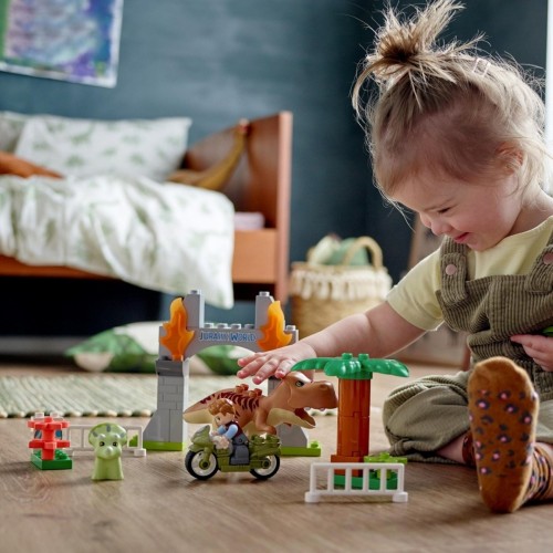 LEGO DUPLO Fuga del T.rex e del Triceratopo -...