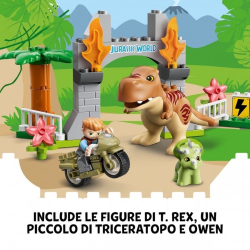 LEGO DUPLO Fuga del T.rex e del Triceratopo -...