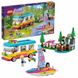 Lego Friends 41681 - Camper Van nel Bosco con Barca a Vela