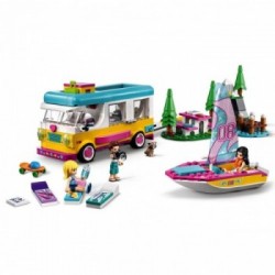 Lego Friends 41681 - Camper Van nel Bosco con Barca a Vela
