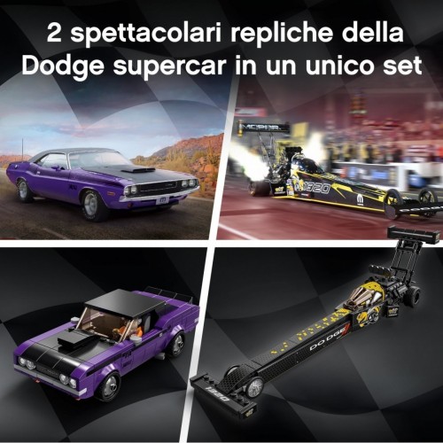 LEGO Speed Champions Mopar Dodge//SRT Top Fuel...