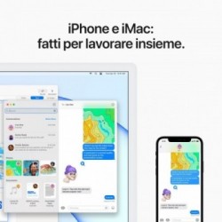 Apple iMac 24" con display Retina 4.5K (Chip M1 con GPU 8-core, 256GB SSD) *ESTENSIONE GARANZIA3 3 ANNI IN PIU' in omaggio*