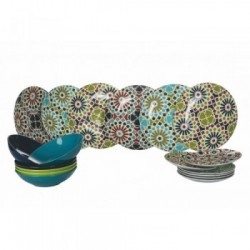 Villa D'Este Home Tivoli 'Agadir', Servizio tavola 18 pezzi