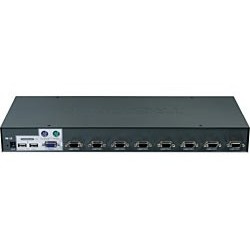 Trendnet TK-803R 8-Port USB/PS/2 Rack Mount KVM Switch switch per keyboard-video-mouse (kvm) Montaggio rack
