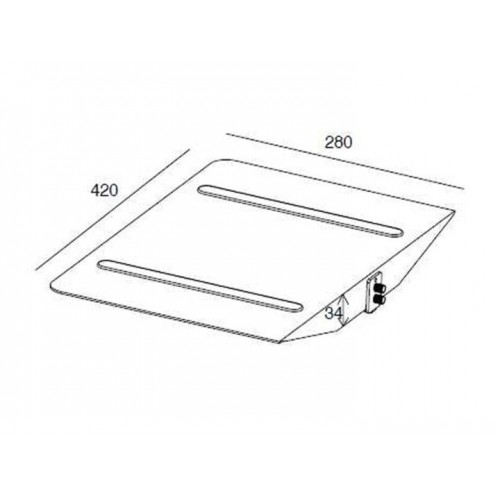 Multibrackets 7600 Accessorio per il montaggio...