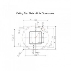 Multibrackets 5778 Supporto per display espositivi 190,5 cm (75") Nero