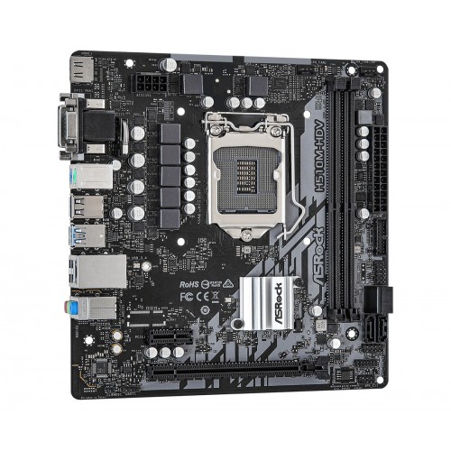 Asrock H510M-HDV Intel H510 LGA 1200 micro ATX