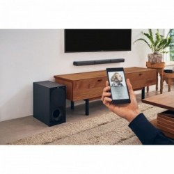 Sony HT S40R – Soundbar TV a 5.1 canali, dolby Digital, con autoparlanti posteriori wireless (Nero)
