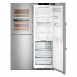 Liebherr SBSes 8496 - Frigorifero Side by Side NoFrost BioFresh, 645 Litri, Classe D, 185 x 121 x 66.5 cm