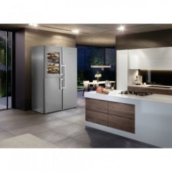 Liebherr SBSes 8496 - Frigorifero Side by Side NoFrost BioFresh, 645 Litri, Classe D, 185 x 121 x 66.5 cm