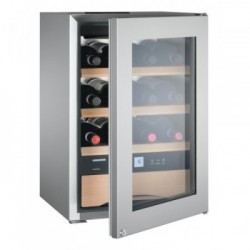 Liebherr WKes 653 - Cantina Vini Temperata da Libera Insatllazione, 12 Bottiglia/Bottiglie, Classe E, 61.2 x 42.5 x 47.8 cm