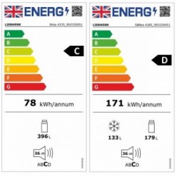 Liebherr SBSes 8483 - Frigorifero Side by Side, NoFrost, BioFresh, 708 Litri, Classe C/ D, 185 x 120 x 66.5 cm