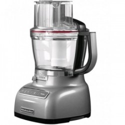 KitchenAid 5KFP1335ECU - Food Processor, Ciotola 3,1 Lt. BPA Free, Tubo Ultra Wide Mouth 3-in-1, Argento Medaglia