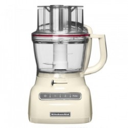 KitchenAid 5KFP1335EAC - Food Processor, Ciotola 3,1 Lt. BPA Free, Tubo Ultra Wide Mouth 3-in-1, Crema