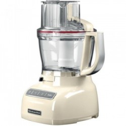 KitchenAid 5KFP1335EAC - Food Processor, Ciotola 3,1 Lt. BPA Free, Tubo Ultra Wide Mouth 3-in-1, Crema