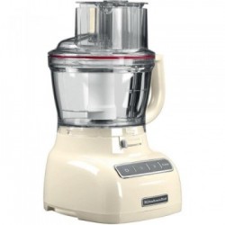KitchenAid 5KFP1335EAC - Food Processor, Ciotola 3,1 Lt. BPA Free, Tubo Ultra Wide Mouth 3-in-1, Crema
