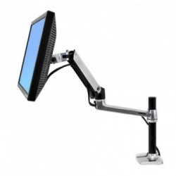 Ergotron LX Series Desk Mount LCD Arm, Tall Pole 86,4 cm (34") Nero