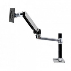 Ergotron LX Series Desk Mount LCD Arm, Tall Pole 86,4 cm (34") Nero