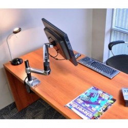 Ergotron LX Series Desk Mount LCD Arm, Tall Pole 86,4 cm (34") Nero