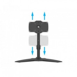 Multibrackets 7396 supporto da tavolo per Tv a schermo piatto 81,3 cm (32") Libera installazione Nero