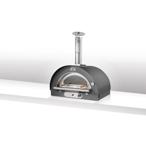 PIZZA MIA, FORNO A GAS ESTIA 100X80 ANTRACITE