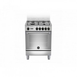 La Germania AMN654GXV - Cucina Americana con Forno a Gas, Inox, 60x50 cm