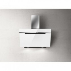 Elica MAJESTIC WH/A/90 - Cappa Aspirante a Parete, Vetro Bianco e Inox, 90 cm, PRF0124236, B