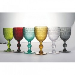 Villa D'Este Home Tivoli 'Mexico', Set 6 Calici, Colori Assortiti