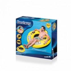 Bestway 43116 galleggiante da piscina e da spiaggia Nero, Giallo Vinile Ciambella da nuoto