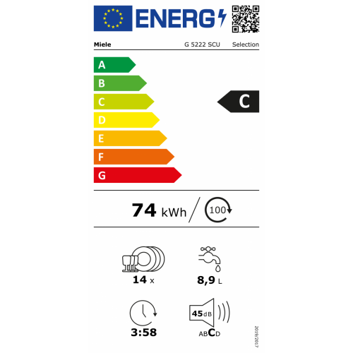 Miele G 5222 SCU CLST - Lavastoviglie da...