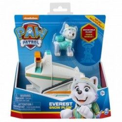 PAW Patrol , spazzaneve di Everest con personaggio da collezione, per bambini dai 3 anni in su