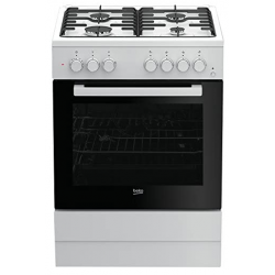 Beko FSST62110DW - Cucina Freestanding, Piano Cottura Gas ,4 Fuochi, Forno 71 Litri, Classe A