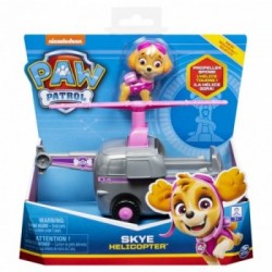 PAW Patrol , elicottero di Skye con personaggio da collezione, per bambini dai 3 anni in su