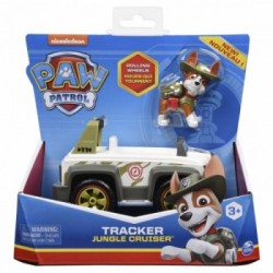PAW Patrol , veicolo Jungle Cruiser di Tracker con personaggio collezionabile, per bambini dai 3 anni in su