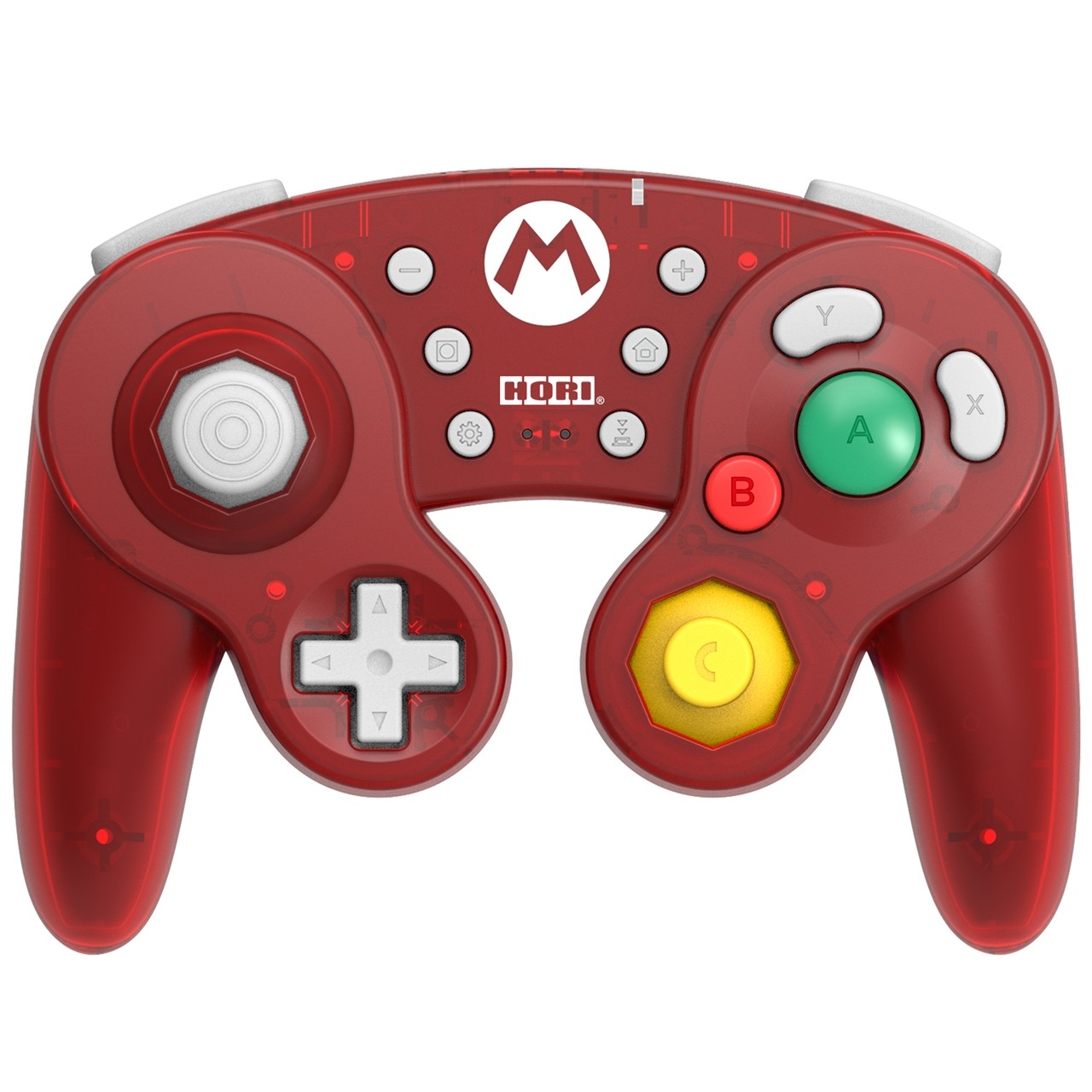 Hori Wireless Battle Pad (Mario) for Nintendo Switch Rosso Bluetooth Gamepad Analogico/Dig...