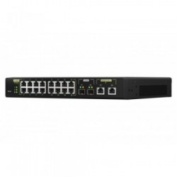 QNAP QSW-M2116P-2T2S switch di rete Gestito L2 2.5G Ethernet Supporto Power over Ethernet (PoE) Nero