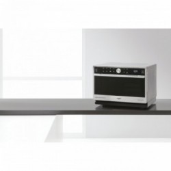 Whirlpool MWP 3391 SX - Forno a Microonde Combinato DualCrisp, Vapore, 33 Litri, 1000 W
