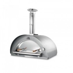 Pizza Mia - Forno a Legna Estia, 80X60, Tutto Inox 430