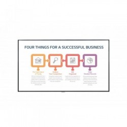 LG 98UM3DG-H visualizzatore di messaggi Pannello piatto per segnaletica digitale 2,49 m (98") IPS 4K Ultra HD Nero Processore